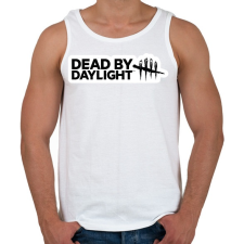 PRINTFASHION Dead by Daylight - Férfi atléta - Fehér atléta, trikó