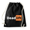 PRINTFASHION Deadlift - Sportzsák, Tornazsák - Fekete