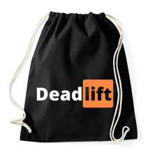 PRINTFASHION Deadlift - Sportzsák, Tornazsák - Fekete tornazsák