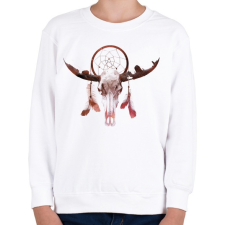 PRINTFASHION Deadly desert - Gyerek pulóver - Fehér gyerek pulóver, kardigán