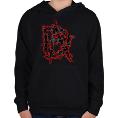 PRINTFASHION Dean Ambrose - Gyerek kapucnis pulóver - Fekete