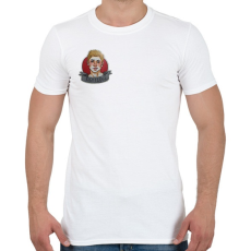 PRINTFASHION Dean - Férfi póló - Fehér