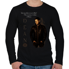 PRINTFASHION dean winchester - Férfi hosszú ujjú póló - Fekete