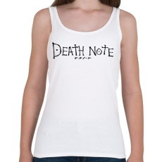 PRINTFASHION Death note (fekete) - Női atléta - Fehér