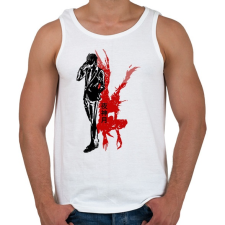 PRINTFASHION Death note - Férfi atléta - Fehér atléta, trikó