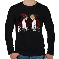 PRINTFASHION death note - Férfi hosszú ujjú póló - Fekete