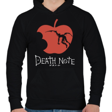 PRINTFASHION Death Note - Férfi kapucnis pulóver - Fekete férfi pulóver, kardigán