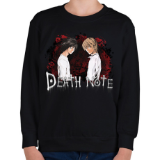 PRINTFASHION death note - Gyerek pulóver - Fekete