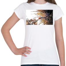 PRINTFASHION Death Note - Isteni érintés - Női póló - Fehér