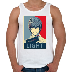 PRINTFASHION Death Note - Yagami - Férfi atléta - Fehér