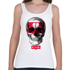 PRINTFASHION Deathgram - Női atléta - Fehér