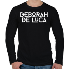 PRINTFASHION Deborah de Luca - Férfi hosszú ujjú póló - Fekete férfi póló