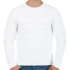 PRINTFASHION Debrecen - Férfi pulóver - Fehér férfi pulóver, kardigán