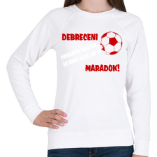 PRINTFASHION Debreceni drukker - Női pulóver - Fehér női pulóver, kardigán