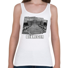 PRINTFASHION Debreceni egyetem (GTA stílus) - Női atléta - Fehér női trikó