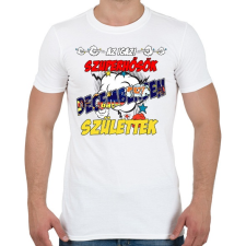PRINTFASHION Decemberi szupererő - Férfi póló - Fehér férfi póló