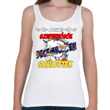 PRINTFASHION Decemberi szupererő - Női atléta - Fehér női trikó
