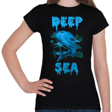 PRINTFASHION deep sea - Női póló - Fekete