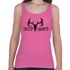 PRINTFASHION Deer Hunter Black - Női atléta - Rózsaszín