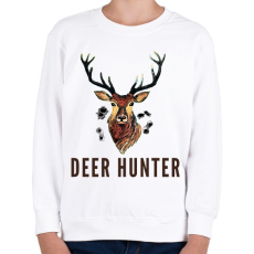 PRINTFASHION deer hunter - Gyerek pulóver - Fehér