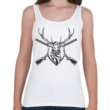 PRINTFASHION Deer prize - Női atléta - Fehér női trikó