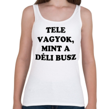 PRINTFASHION Déli busz - Női atléta - Fehér női trikó