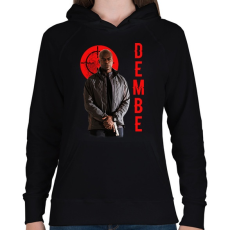 PRINTFASHION dembe - Női kapucnis pulóver - Fekete