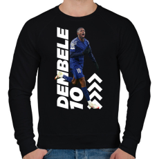 PRINTFASHION Dembele - Férfi pulóver - Fekete