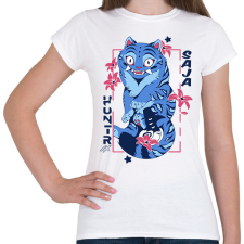 PRINTFASHION Demon Hunters Huntrix tigris - Saja boys - kpop - Női póló - Fehér női póló