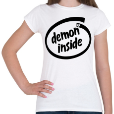 PRINTFASHION Demon Inside - Női póló - Fehér