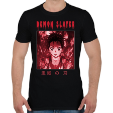 PRINTFASHION DEMON SLAYER - Férfi póló - Fekete férfi póló