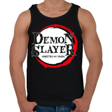 PRINTFASHION Demon Slayer Kimetsu No Yaiba - Férfi atléta - Fekete