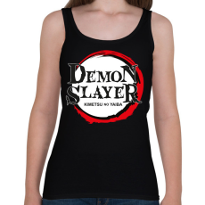 PRINTFASHION Demon Slayer Kimetsu No Yaiba - Női atléta - Fekete