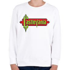 PRINTFASHION Démonkastély - Gyerek pulóver - Fehér