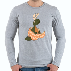 PRINTFASHION DemoNyuszi - Férfi hosszú ujjú póló - Sport szürke