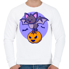PRINTFASHION Denevér - Férfi pulóver - Fehér férfi pulóver, kardigán