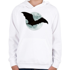 PRINTFASHION Denevér - Gyerek kapucnis pulóver - Fehér