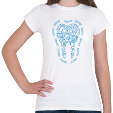 PRINTFASHION Dentist - Női póló - Fehér