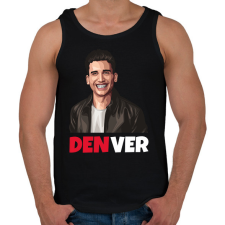 PRINTFASHION DENVER - Férfi atléta - Fekete atléta, trikó