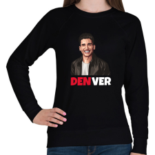 PRINTFASHION DENVER - Női pulóver - Fekete női pulóver, kardigán