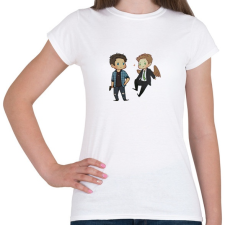 PRINTFASHION Destiel // Deancas - Női póló - Fehér női póló