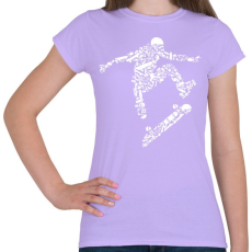 PRINTFASHION Deszkás - Női póló - Viola