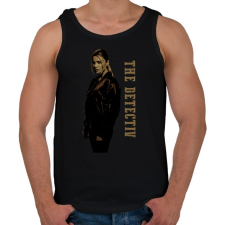 PRINTFASHION DETECTIV - Férfi atléta - Fekete atléta, trikó