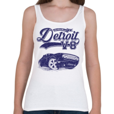 PRINTFASHION Detroit V8 - Női atléta - Fehér