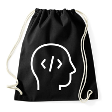 PRINTFASHION Dev Ops - Sportzsák, Tornazsák - Fekete tornazsák