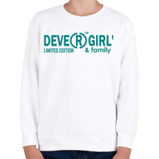 PRINTFASHION devergirl - Gyerek pulóver - Fehér