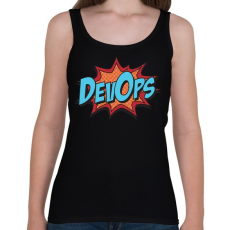 PRINTFASHION Devops - Női atléta - Fekete
