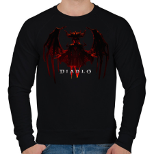 PRINTFASHION Diablo 4 - Férfi pulóver - Fekete férfi pulóver, kardigán