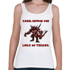 PRINTFASHION Diablo - Női atléta - Fehér női trikó