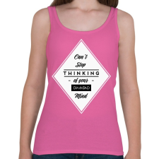 PRINTFASHION Diamond mind  - Női atléta - Rózsaszín női trikó